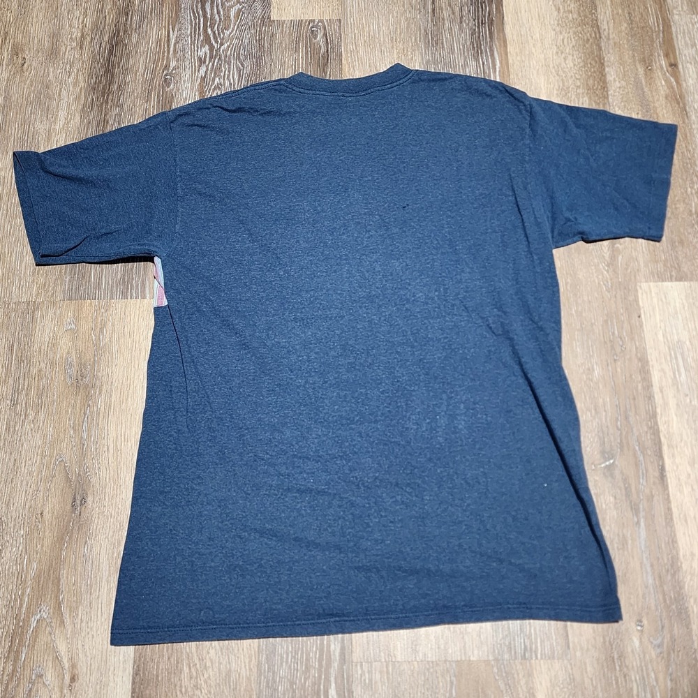 Vintage Single Stitch Wyoming USA State T Shirt Mens XL Classics Blue 90s Y2K - Picture 7 of 9